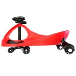 Swivel Car Rolling Ride On Toy – Indoor / Outdoor, RED